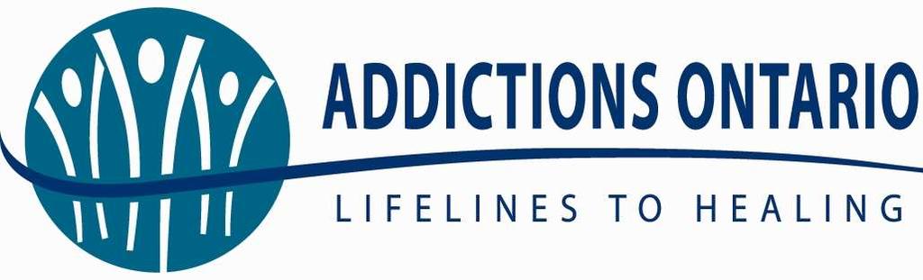 ADDICTIONS ONTARIO is a non-profit, charitable organization representing individuals and facilities providing addiction services.