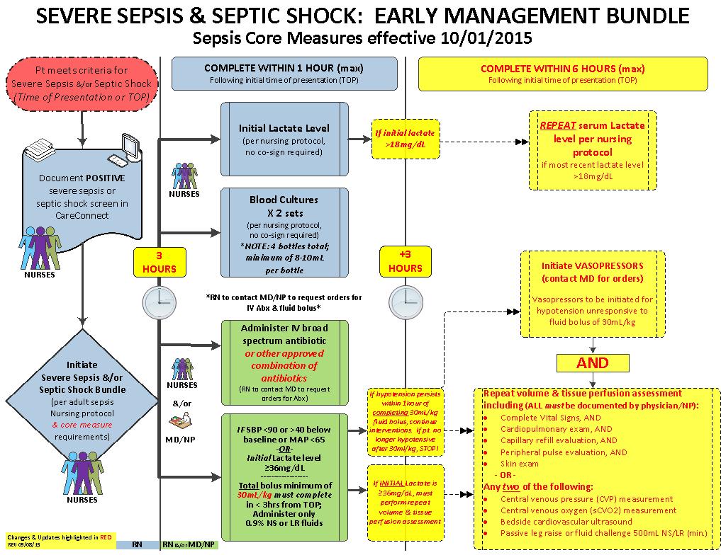 Sepsis Core Measures are