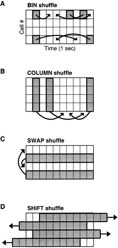Hippocampal Ensemble Replay during REM 149 Figure 4. Ensemble Pattern Shuffle Analyses (A) BIN shuffle.