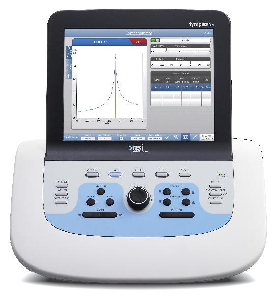 Multi-component Tympanometry, Auto Sequence and User Defined Display: Internal Color Touchscreen and optional external HDMI monitor Interface: USB (keyboard, mouse, Flash Drive, PC communications)