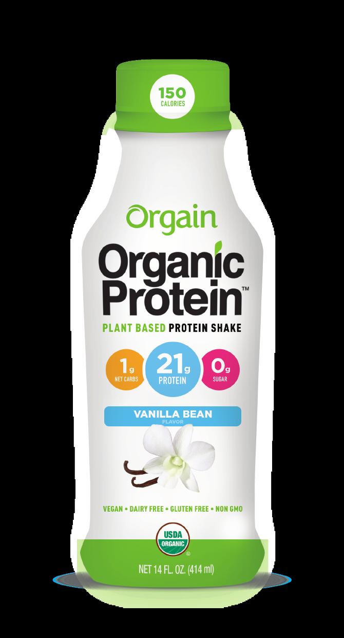 plant based protein shake with 0g sugar Delicious, Organic Plant Based High Protein Shake 21g plant based protein 21 g 1g NET CARBS 1g 7g fiber 0g SUGAR 0g Calories Per Serving: 150 kcal Caloric