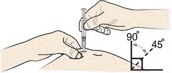 Step 3: Inject A. Hold the PINCH.