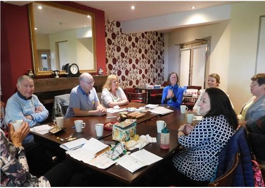 They also attended the invaluable facilitator training course for those setting up support groups provided by Roy Castle Lung Foundation.