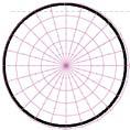 In another example, a supercardioid pattern has two nulls at about 120 and 240 degrees azimuth.