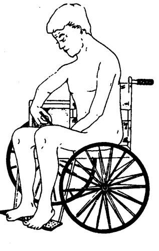 Positions for males: You can use any of these positions: Sitting on a toilet, wheelchair, chair,