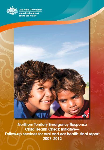 We know that ear disease and hearing loss are prevalent in remote areas: Of more than 10,000 Aboriginal children included in the NT Child Health Checks, 30% had ear disease.