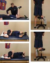 2011 Phase Two (subsequent 4 wks) Resisted hip extension Traditional hip clam Hip clam in neutral Stool rotation (IR / ER) Exercises Performed: Double leg bridge Resisted terminal knee extension