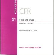 US Code of Federal Regulations (CFR) FDA implements statutes through regulations 21 CFR 600-680 Biological Product Standards 21 CFR 314.