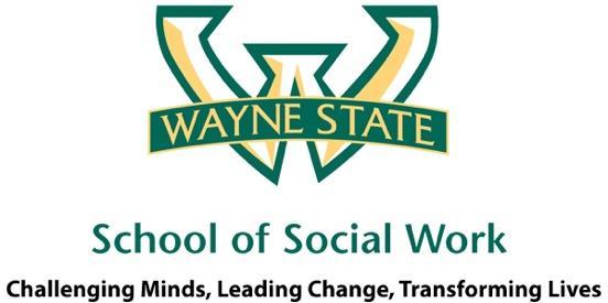 JUNIOR LLOYD ALLEN, PHD, MSW Wayne State University School of Social Work 5447 Woodward Ave, Room 057 Detroit, MI, 48202 gm1306@wayne.