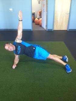 Side Plank with Hip Drop 1.