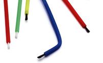 Assorted color handles help identify materials. Available in regular (black) or fine (white) filaments. 204001...Fine 204002... Regular 204004.
