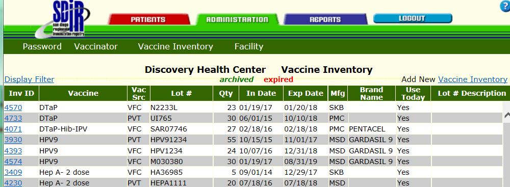 HOW TO MAKE AN ADJUSTMENT TO YOUR VACCINE INVENTORY Adjustments to your inventory are made whenever you: Add vaccines (e.g.