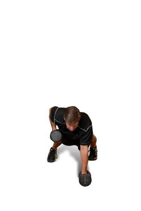 Exercise Descriptions A Plan - Assume a push up positio and body elevated onto toes and hands.