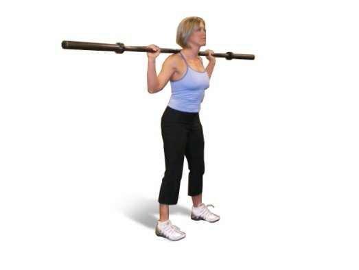 Exercise Descriptions A1 Squats - Stand with feet hip- or shoulder-width apart.