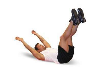 D2 Lower Back and Glutes - Lie on your back and bring your knees towards your chest.