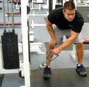 Bent Over Low-Pulley Side Lateral Main Muscle Worked: Shoulders Other Muscles Worked: Traps Equipment: Cable Tips: Hold