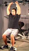 Your elbows and upper arms should NEVER move. Can also be done standing.
