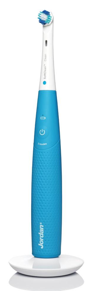 CLEAN FRESH FRESH COLOURS FOR FRESH TEETH Jordan Clean Fresh is a completely new type of electric toothbrush.