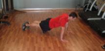 Exercise Descriptions Rest Pause Total Body Training Push-up Keep the abs braced and body in a straight line from toes/knees to shoulders.