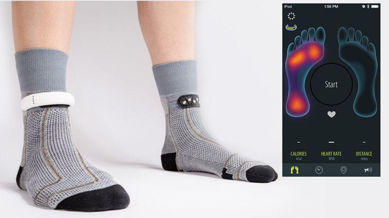 Smart Sock: Wear this smart sock and get feedback from our ankles, yes ankles, because that s where the pressure signals to this fitness tracker are.
