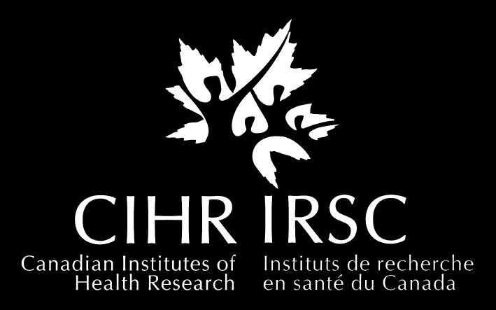 FUNDING This study was funded by the Canadian Institutes of Health Research (CIHR).