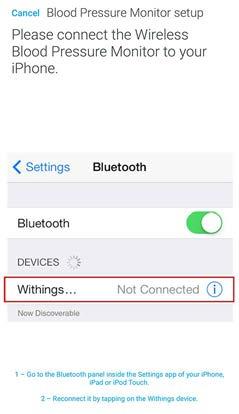 8. Go to the Bluetooth
