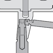 Step 2: Remove the Offset Tibial Tray from the package and insert the stem extension assembly into the tray boss. Place the tray upside-down on a padded surface.