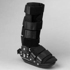Ankle/Foot Support, Bledsoe Walking Boot Purpose of the Device Provides support and control to the lower extremity for a wide variety of applications Ankle motion is controlled by a range of motion
