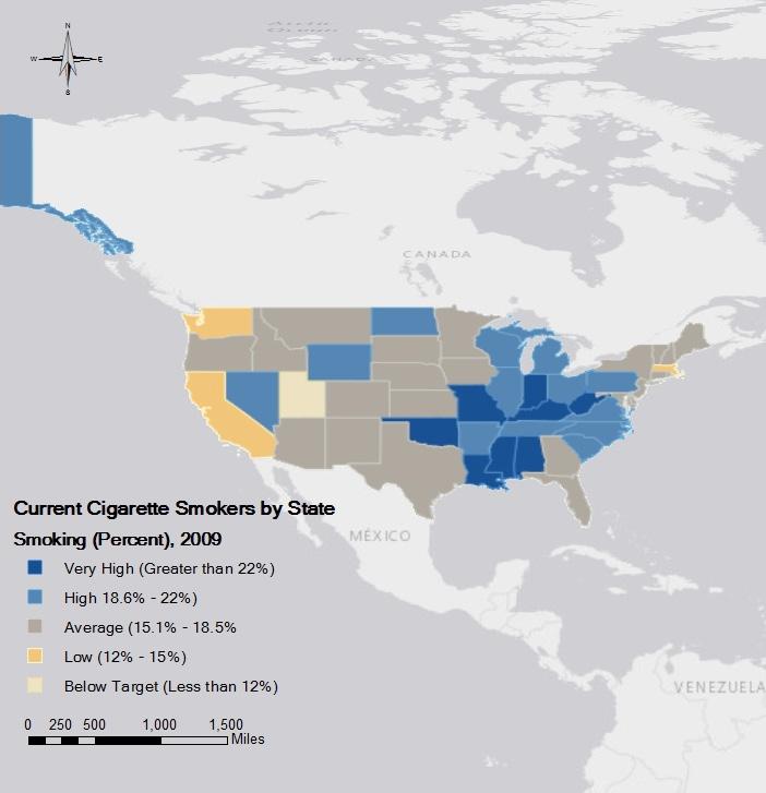 2. Conventional Cigarette General According to Centers for Disease Control and Prevention (CDC), an estimated 42.1 million people, or 18.1% of all adults in the United States, smoke cigarettes.