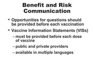 Vaccine Safety When providers report suspected vaccine reactions to VAERS, they provide valuable information that is needed for the ongoing evaluation of vaccine safety.