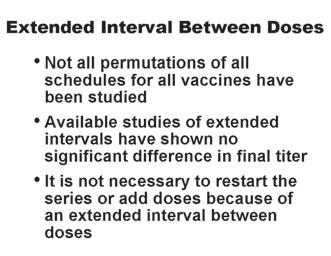 General Recommendations on Immunization Immunization Administration Training for Pharmacists 2 an interval or age less than the recommended minimums, a child may have erroneously been brought to the