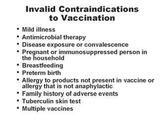 General Recommendations on Immunization Immunization Administration Training for Pharmacists The concern is that an adverse event (particularly fever) following vaccination could complicate the