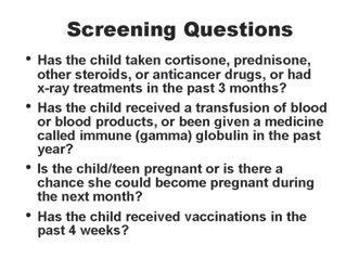 2 Screening for Contraindications and Precautions to Vaccination The key to preventing serious adverse reactions is screening.
