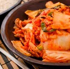 #3 Kimchi Kimchi is a cousin to sauerkraut and is the Korean take on cultured veggies.