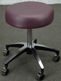 Custom Stools This standard utility stool incorporates an adjustable spin lift with a minimum of 21 to a maximum of 27.