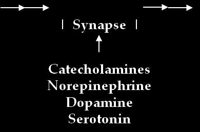 a. Very likely told he has a chemical imbalance. b. A chemical imbalance is the term used for the theory that one of the chemicals is too high or too low in this synaptic junction. c. The imbalance is supposed to cause depression, anxiety, and other disorders.