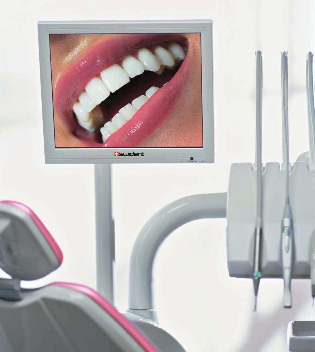 INTEGRATION Thanks to digital technology, Partner can be integrated with a camera system. Thanks to the projected images, patients will understand the importance of a dental treatment.