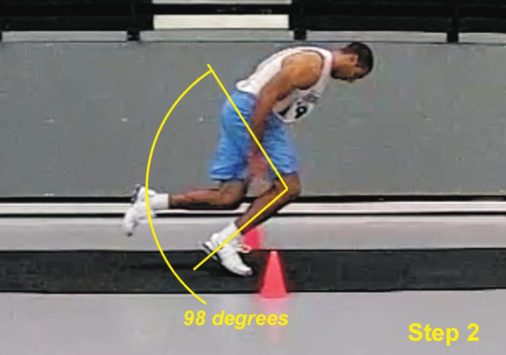 Power Strides 1 through 4 will be very similar to the muscle action required for single-leg jumps such as a powerful take-off