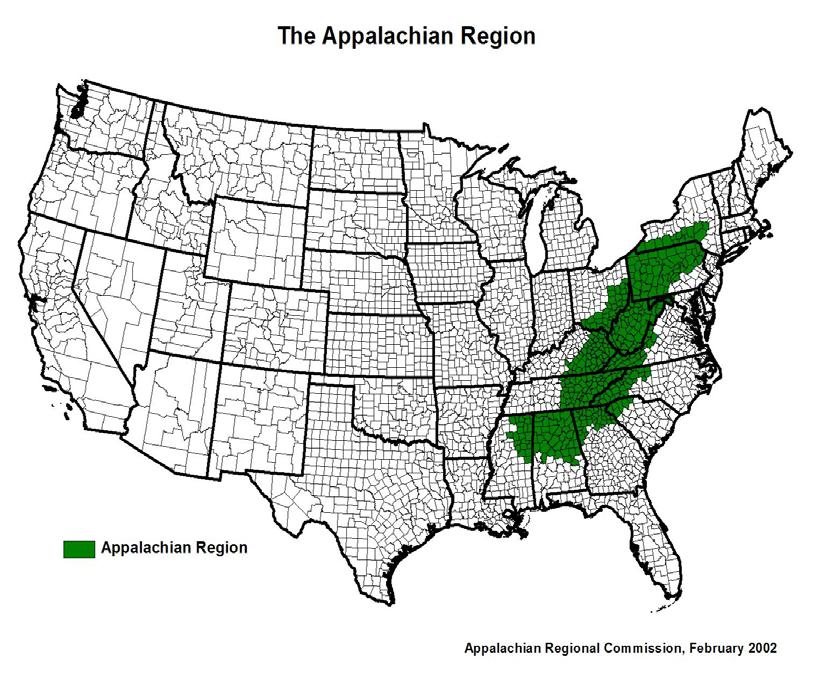 Where is Appalachia?