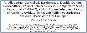 Researchers desire to evaluate the safety and efficacy of treating gout with allopurinol versus febuxostat.