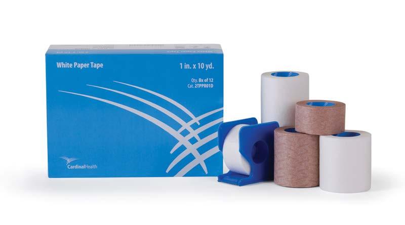 Everyday Use Paper Tape Gentle to the skin Highly breathable to help maintain skin integrity Holds well on damp skin for secure placement Securing small to medium dressings especially on damp skin