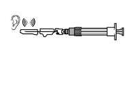 Depress the plunger with steady pressure until the syringe is empty. Withdraw the needle from the injection site and activate the safety guard (as shown in Step 9).