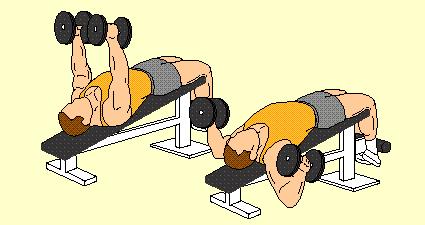 If flexible enough, step closer to end of bench to allow bar to go below bench top. Can also be done with dumbbells.
