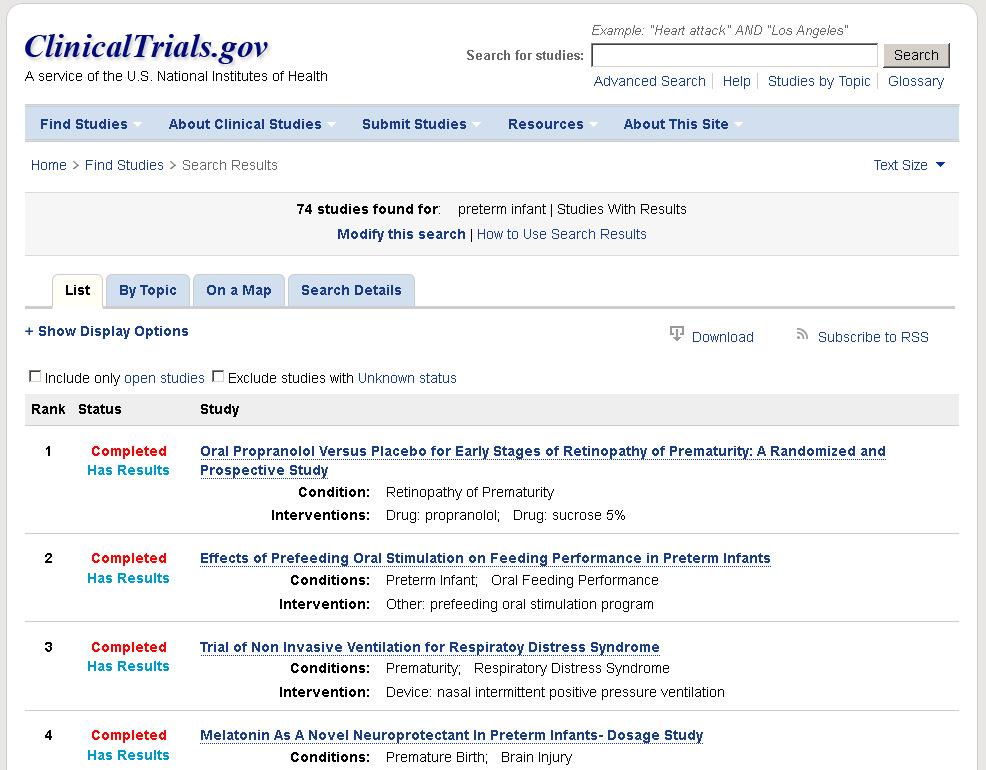 ClinicalTrials.gov http://www.clinicaltrials.gov ClinicalTrials.gov http://www.clinicaltrials.gov Veel registreid EU Clinical Trials Register https://www.