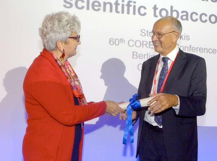 AWARDS CORESTA PRIZE Steve PURKIS joined Imperial Tobacco Limited in 1971 and gained his honours degree in Chemistry in 1977 through part time study.