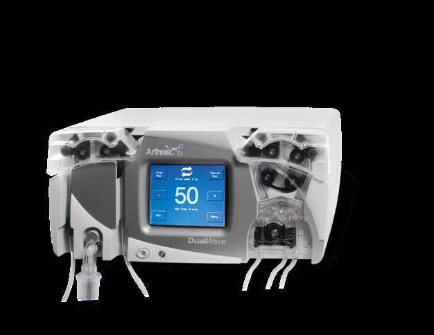 DualWave Arthroscopy Pump The DualWave is an integrated inflow and outflow fluid management system that may also be used as a simple inflow-only arthroscopy pump.