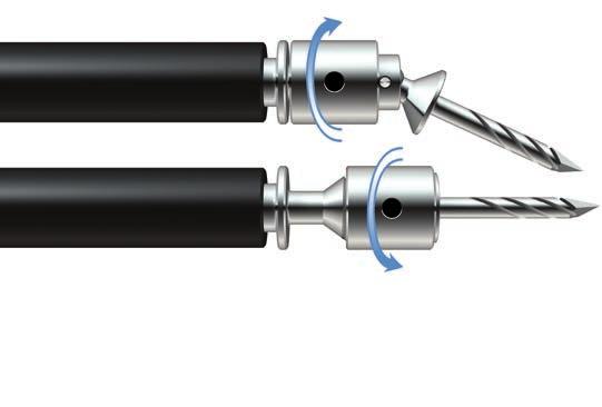 It is important to note, all of the spherical reamers have the same radius of curvature.