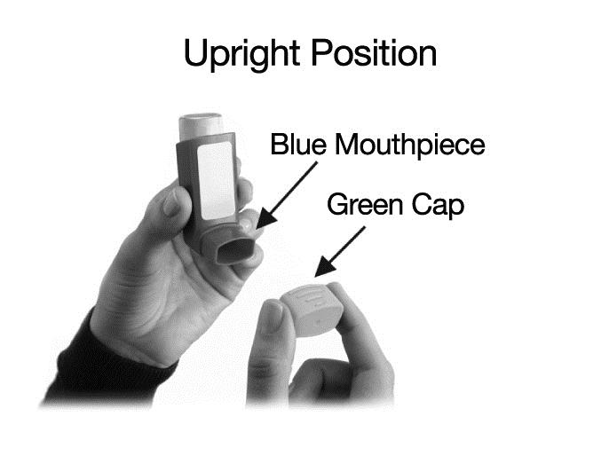 Figure 2 Priming your DULERA Inhaler: Before you use DULERA for the first time, you must prime the inhaler. 1.
