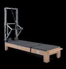 Use it as a Reformer, Reformer with Tower or convert it to a Cadillac for full trapeze functionality and ultimate flexibility in spring positioning.
