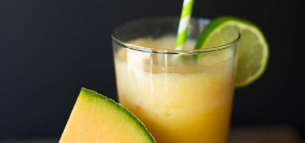Orange Cantaloupe Calories: 225 Protein: 13g Carbs: 36g 1 Scoop Vanilla IdealShake 1/2 Cup Orange Juice 1/2 Cup Water 1 Cup